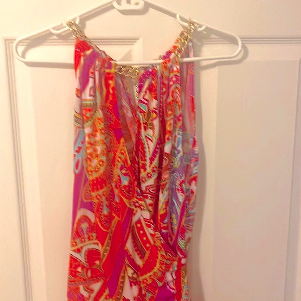 Cache brand Colorful halter neck tank